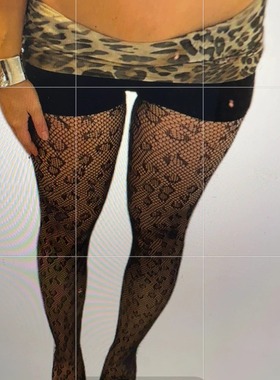 y2kslut外贸ins欧美豹纹古早性感辣妹短裤打底裤