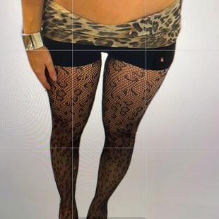 y2kslut外贸ins欧美豹纹古早性感辣妹短裤 打底裤