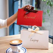 小清新创意西点糯米船手提盒子烘焙生日蛋糕饼干牛轧太妃糖伴手礼