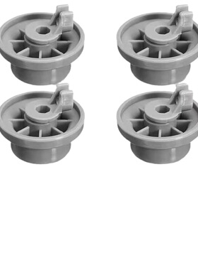 4个适用Bosch Kenmore洗碗机420198AP2802428165314滚轮滑轮配件