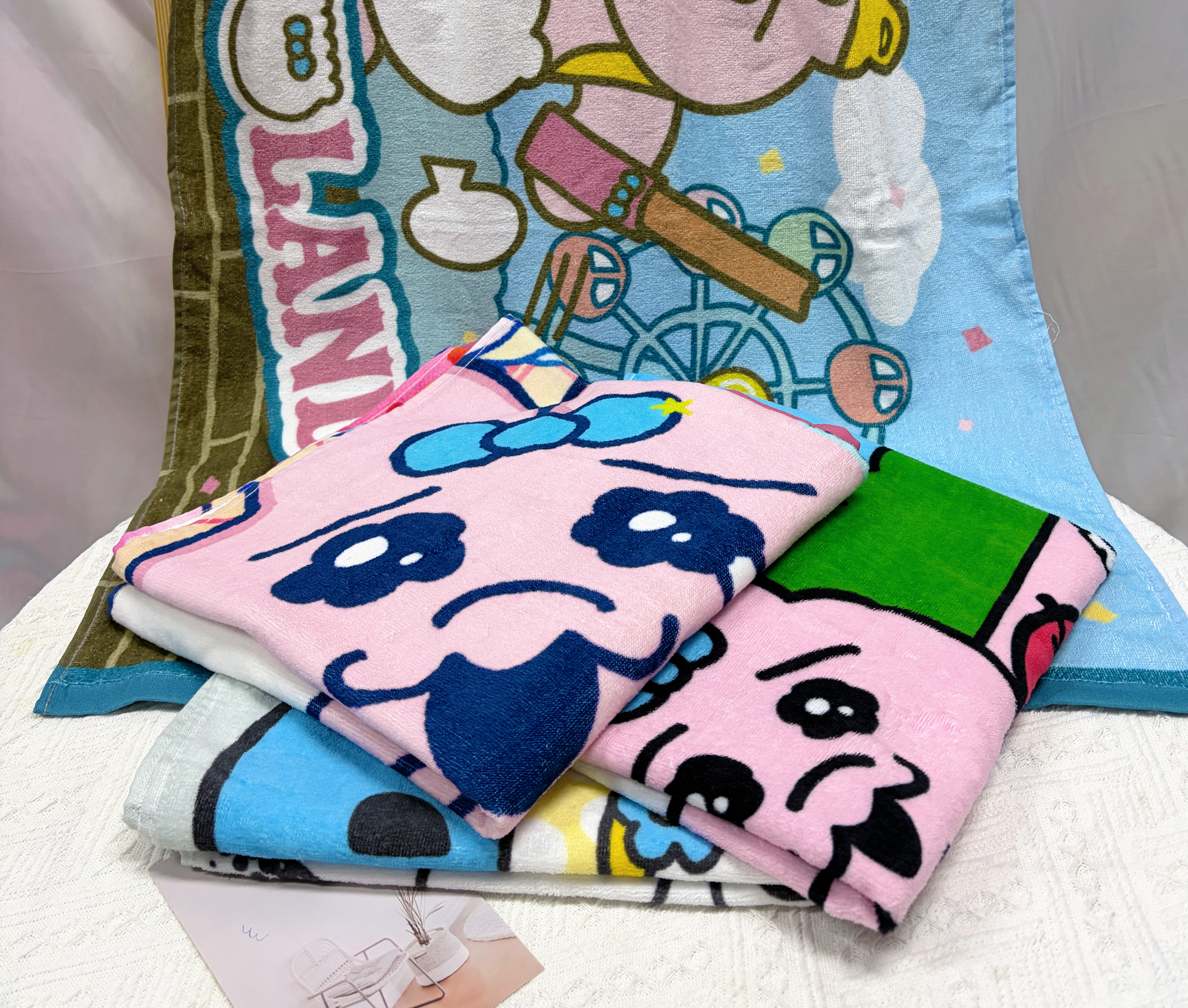 日单 纯棉浴巾吸水内裤兔裤头兔粉色 儿童浴巾男女洗澡大毛巾微瑕,居家布艺,浴巾,淘宝优惠券,粉丝福利购,淘宝优惠卷