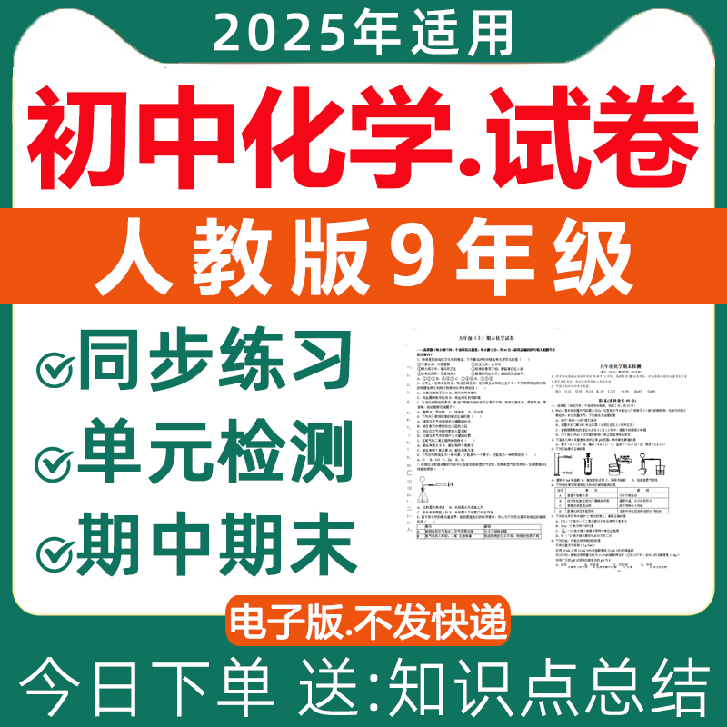 初中化学试卷电子版人教版