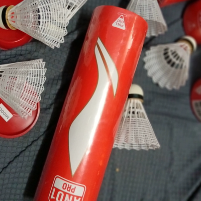 李宁羽毛球尼龙球耐打塑料专业训练室内外防风AN01 PRO