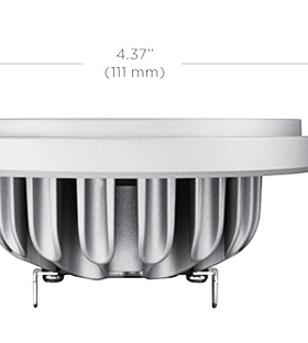 SORAA VIVID AR111豆胆灯12V 12.5W 510LM18.5W860LM 25度LED光源