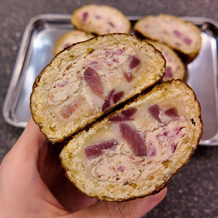 南山东篱碱水司康蛋 玫瑰云腿海盐芝士黑芝麻黑豆牛肉抹茶芋泥椰