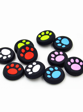 PS4/5 SLIM PRO XBOXONESX手柄卡通猫爪摇杆帽防滑帽摇杆保护套