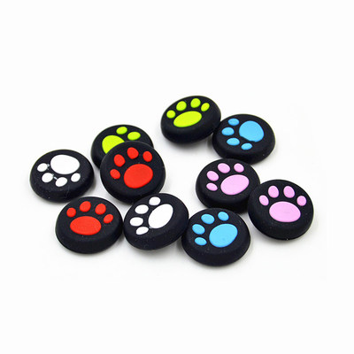 PS4/5 SLIM PRO XBOXONESX手柄卡通猫爪摇杆帽防滑帽摇杆保护套