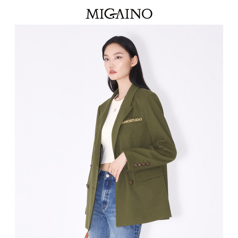 曼娅奴商场专柜2023年冬装外套mm42ss008