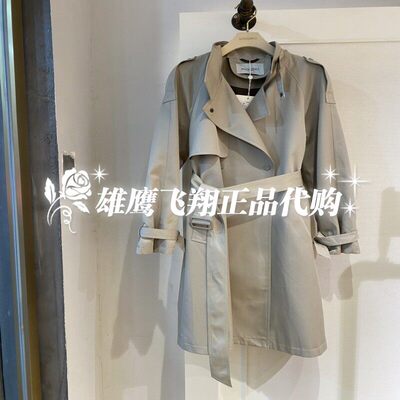 曼娅奴2025商场专柜冬装新品风衣MP42HB001-1298