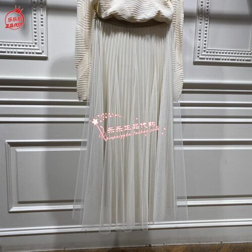 曼娅奴2024年春装新款仙女裙长款纱裙半身裙女MO12EB008