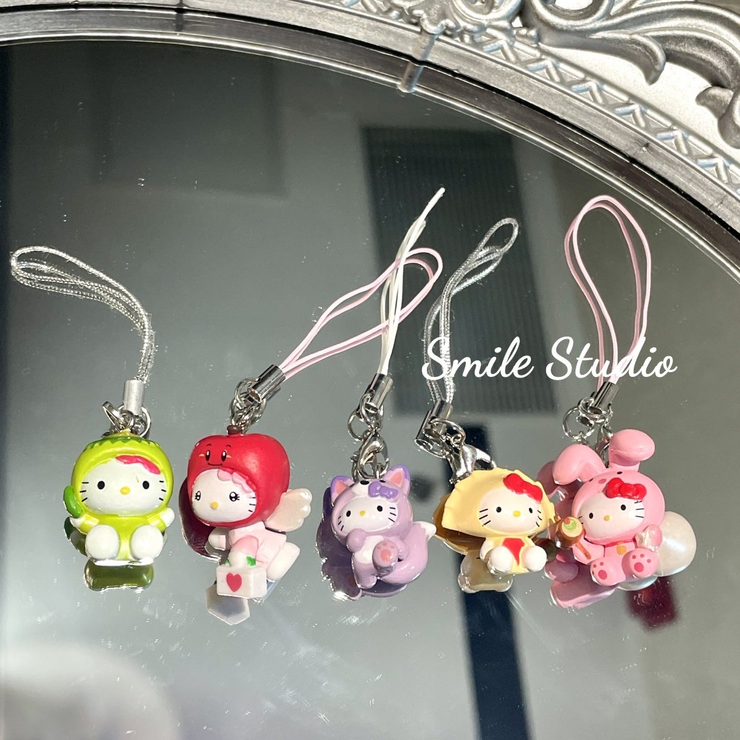ins可爱迷你版KT猫潮玩HELLO凯蒂挂件包挂创意DIY手机链兔子萌粒,3C数码配件,手机挂件/手机链,淘宝优惠券,粉丝福利购,淘宝优惠卷