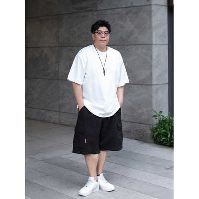 短袖T恤肌理感百搭大码