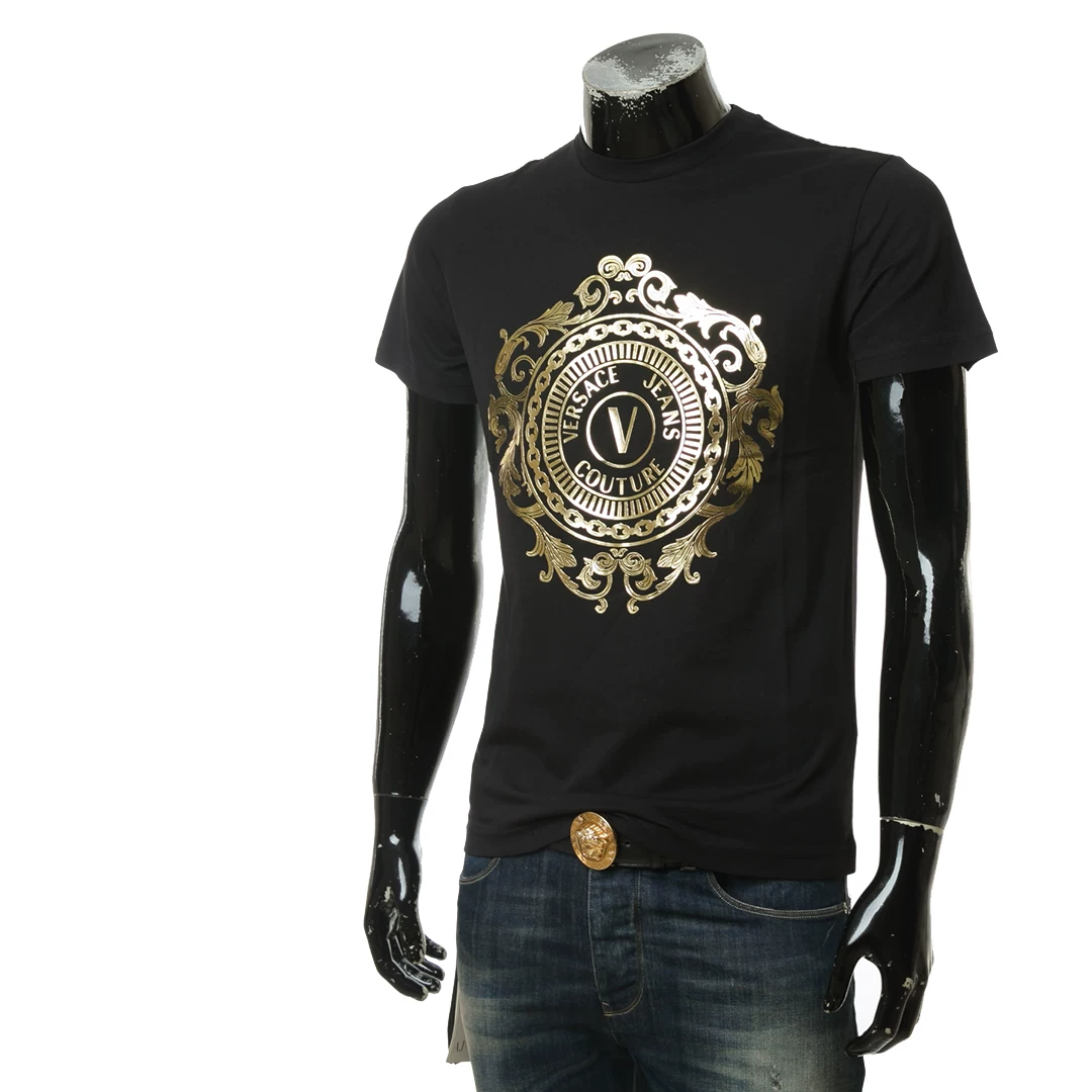 Футболка Versace Jeans vj Versic мужская мужская perm perm и Capsule T -shirt B3GWA74F 30454