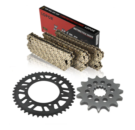 ZX6R ZX636 Ninja636 ZX-6R ZX600 Ninja600前后链轮520链条一套