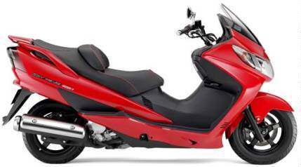 船250天浪250 AN250 Burgman Skywave250白色低挡风玻璃03-06