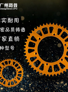 RM250 RMZ250 RMZ400 RMZ450大飞链轮 后链盘牙盘齿轮改装铝合金