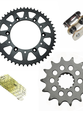 适用 WR450F YZ450F YZ426F WR400F 前后大小齿 牙盘链盘齿轮链条