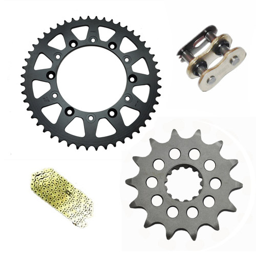 适用 WR450F YZ450F YZ426F WR400F 前后大小齿 牙盘链盘齿轮链条