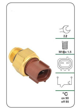LOPOR适配AN250 98-06年 AN650 03-11年 水温塞 水温开关 感应塞