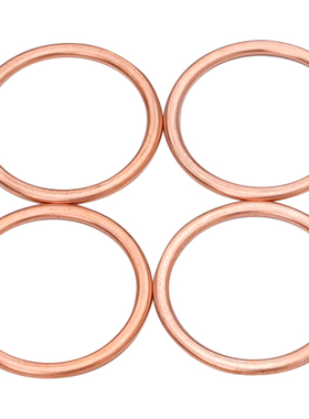 适用川崎  ER650 ER6N EX650 Ninja 650 ZR750 Z750 排气管垫圈片