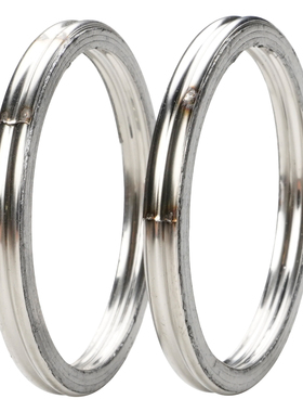 适用川崎VN400 Vulcan II 95-98年 发动机排气管接口垫圈每车2个