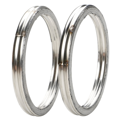 适用于川崎VN400 Vulcan 1995-97年 发动机排气管接口垫圈每车2个