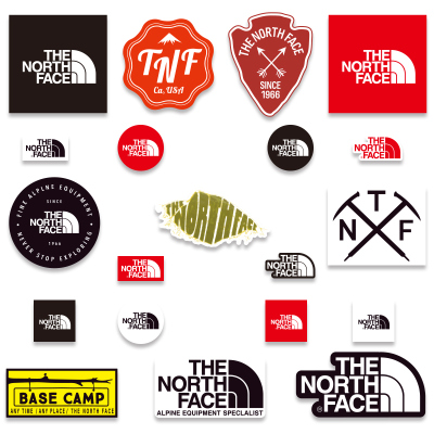 20张thenorthface北面欧美贴纸