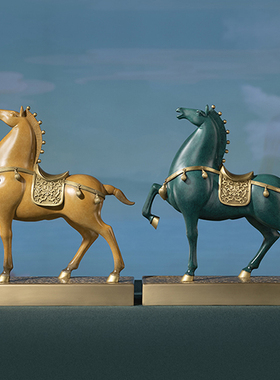 铜师傅马到成功铜马摆件开业礼品