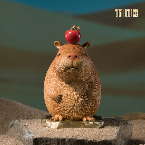 铜师傅卡皮巴拉治愈情绪摆件