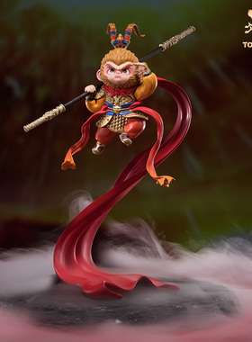 铜师傅一飞冲天孙悟空摆件