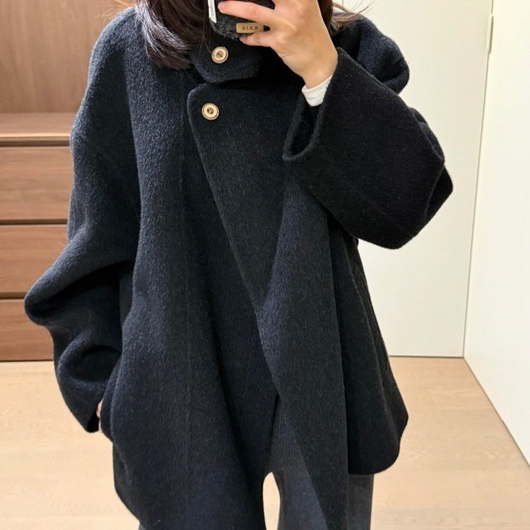 繁花店复古简约大码外衣羊毛外套(配腰带)（含100澳毛）250910781,女装/女士精品,羽绒服,淘宝优惠券,粉丝福利购,淘宝优惠卷