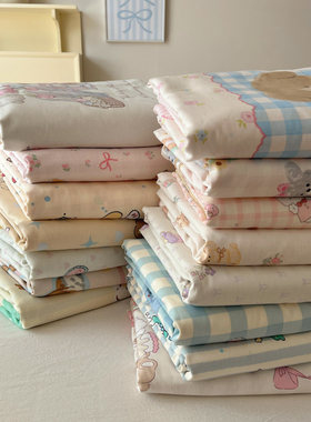 【宅姿势】可爱纯棉单品 单人卡通被套/40支双人被罩LL 学生宿舍