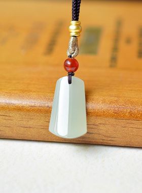 玉阅珠宝男女和田玉天然吊坠