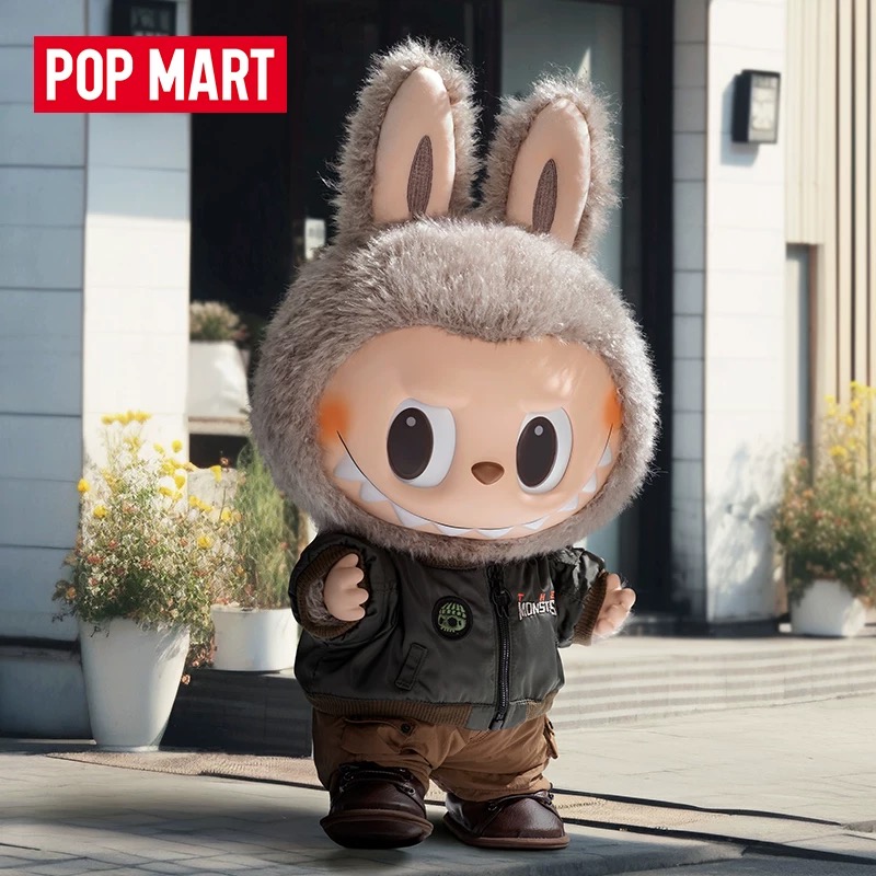 POPMART泡泡玛特THE MONSTERS/LABUBU JUMP FOR JOY搪胶毛绒公仔