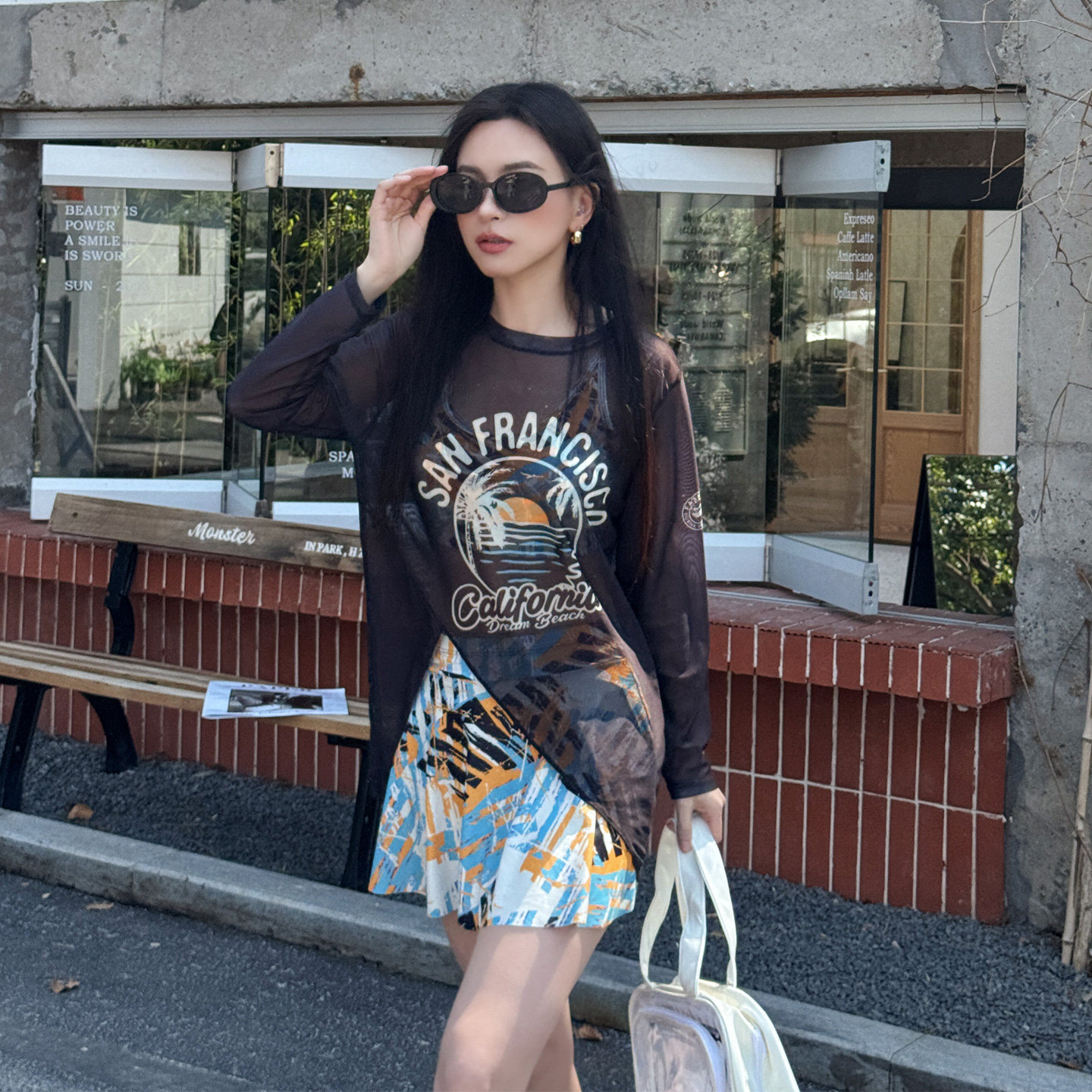 游泳衣女分体遮肉长袖防晒罩2026年新款夏季清凉高级感海边三件套