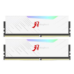 3600 6000 DDR5 KINGBANK 内存条 DDR4 白刃RGB 6800 金百达 6400