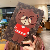 适用苹果2025新款 iPad11代皮套Pro11寸第10代2021新款 ipad9代10.2保护套9.7寸air2可爱mini34立体ipd5硅胶壳6