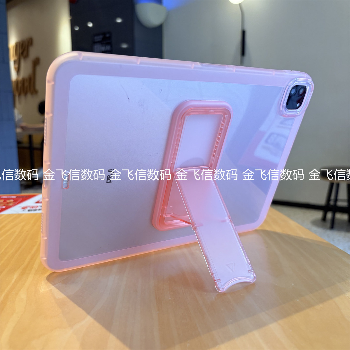 一体可调节支架硅胶全包边适用于苹果iPadair6保护套ipda7/8/9第10代防摔Pro11少女粉10.2寸9.7mini5/4单后壳