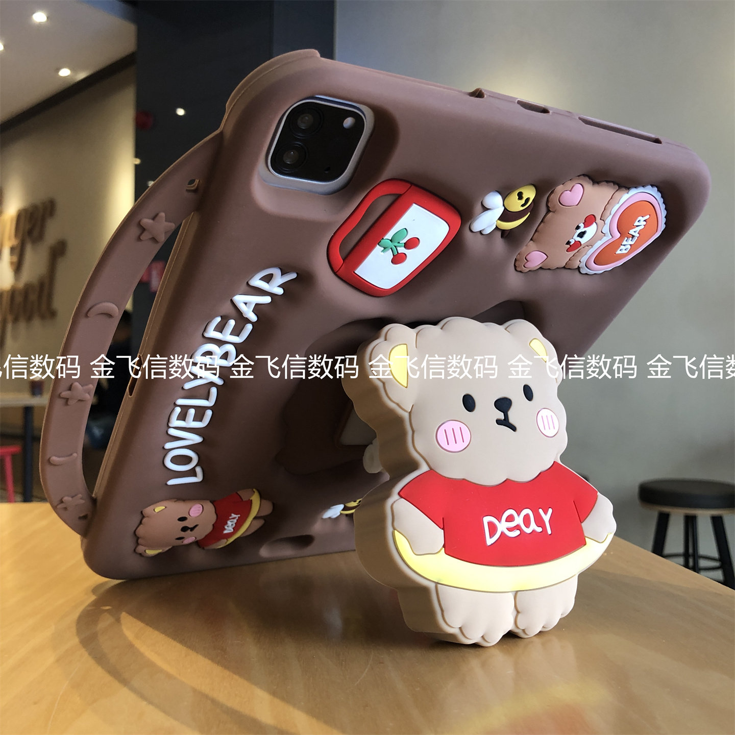 360度旋转横竖支架适用苹果iPad11代a16硅胶保护套第10代10.9可爱卡通Air678防摔Pro11可手提10.2寸9.7软后壳