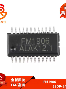 全新原装 FM1906 SSOP-24 13*4点阵 LCD驱动