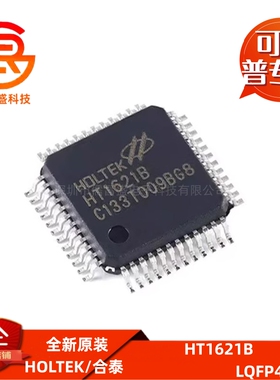HT1621B 贴片LQFP-48 丝印HT1621 60uA LCD液晶显示驱动器芯片IC