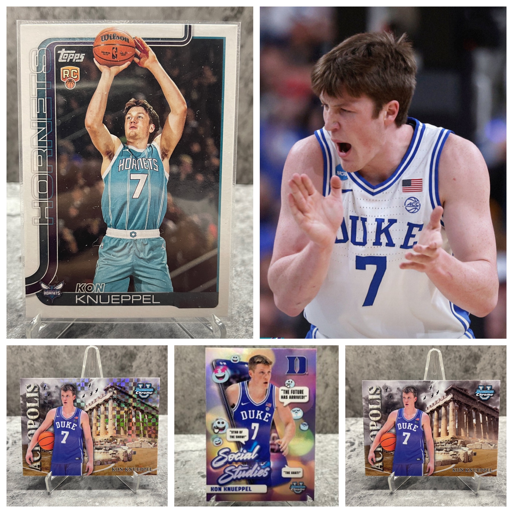 黄蜂新秀RC康克尼普尔KonKnueppel超级射手正版篮球TOPPS球星卡