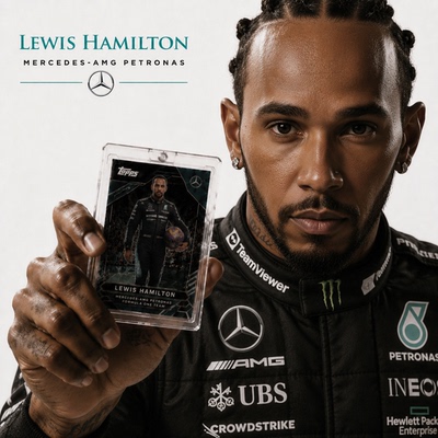 正版F1方程式赛车topps刘易斯汉密尔顿HAMILTON收藏级卡片包邮