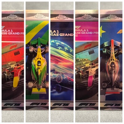 F1方程式赛车正版topps收藏卡银折赛场特卡包邮