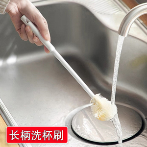 长柄洗杯刷清洁小刷子水杯破壁机清洗缝隙刷玻璃杯家用洗奶瓶刷子