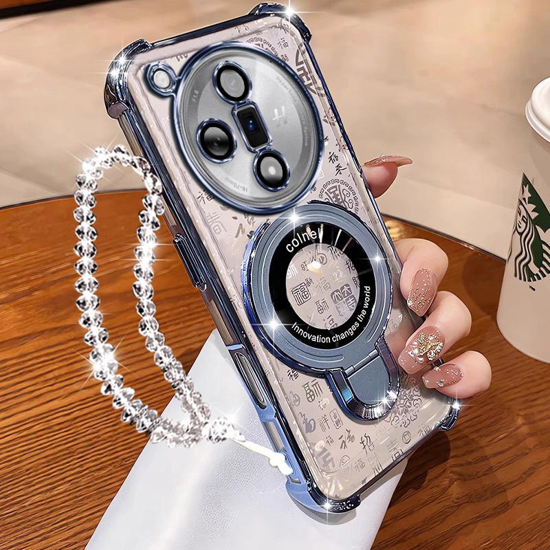 适用OPPOFindX7手机壳U型支架por