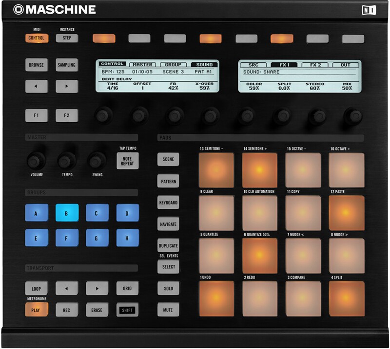顺丰德国NI Maschine Studio电音MIDI打击垫DJ混音控制台效果器|msdalam kategori Alat muzik/Guitar/Piano/Fitting, instrumen MIDI/komputer Muzik, keyboard MIDI - dari Buy2taobao.com untuk memberikan perkhidmatan ejen Taobao profesional membeli