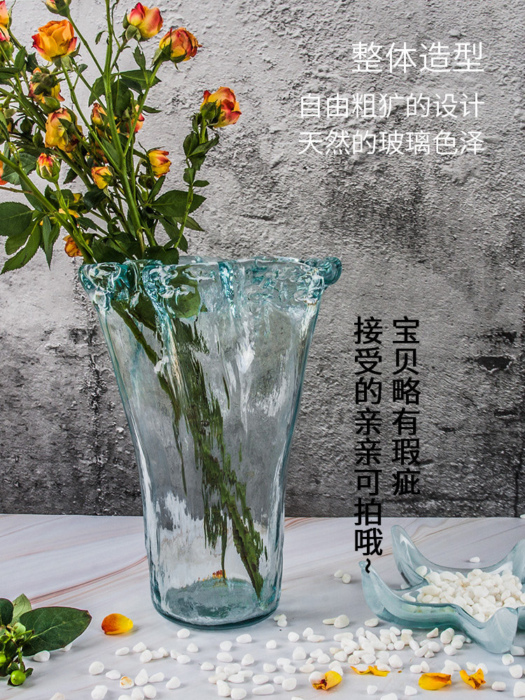 西班牙欧式风透明水晶玻璃花瓶