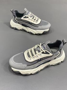 75301品牌男鞋断码清仓夏季网面透气休闲男气垫防滑运动老爹鞋