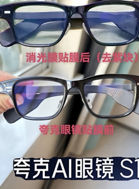 【Quark夸克消光膜】S1专用消光膜（赠遮灯贴），去紫块光